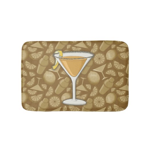 Sidecar Cocktail Badematte (Vorderseite)
