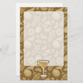 Sidecar Cocktail Briefpapier (Vorne/Hinten)