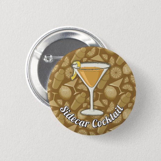 Sidecar Cocktail Button (Vorne & Hinten)