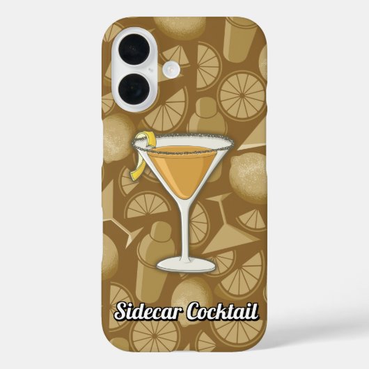 Sidecar Cocktail Case-Mate iPhone Hülle (Rückseite)