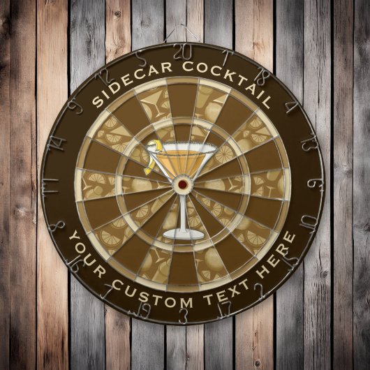 Sidecar Cocktail Dartscheibe