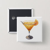 Sidecar Cocktail Drink Button (Vorne & Hinten)