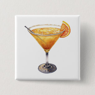 Sidecar Cocktail Drink Button