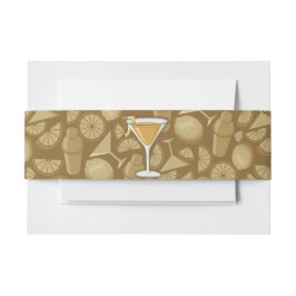 Sidecar Cocktail Einladungsbanderole