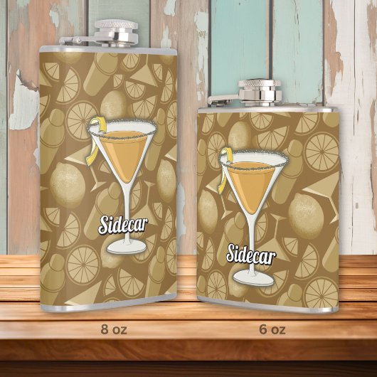 Sidecar Cocktail Flachmann