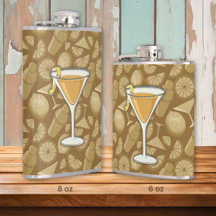 Sidecar-Cocktail Flachmann