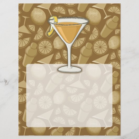 Sidecar Cocktail Flyer (Hinten)