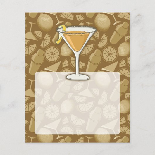 Sidecar Cocktail Flyer (Hinten)