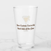 Sidecar Cocktail Glas (Rückseite)