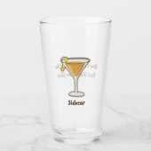 Sidecar Cocktail Glas (Vorderseite)