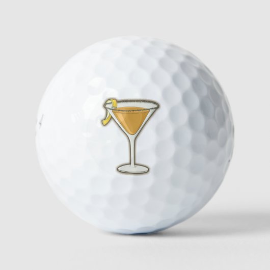 Sidecar Cocktail Golfball (Vorderseite)