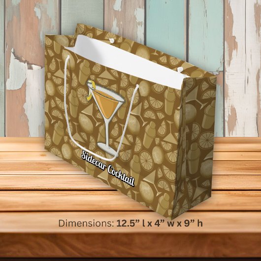 Sidecar Cocktail Große Geschenktüte