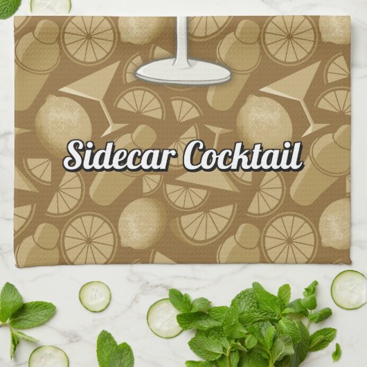 Sidecar Cocktail Handtuch (Gefaltet)