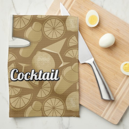 Sidecar Cocktail Handtuch (Viertel Falte)