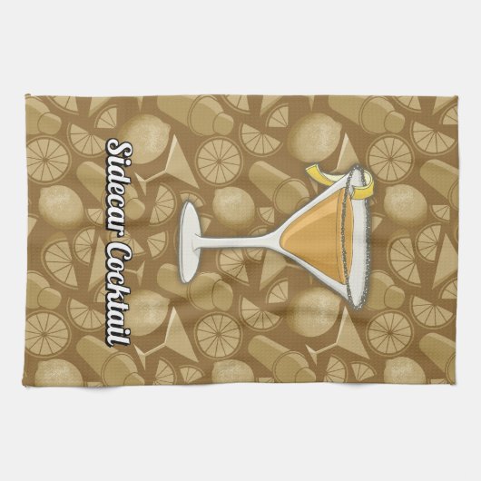 Sidecar Cocktail Handtuch (Horizontal)