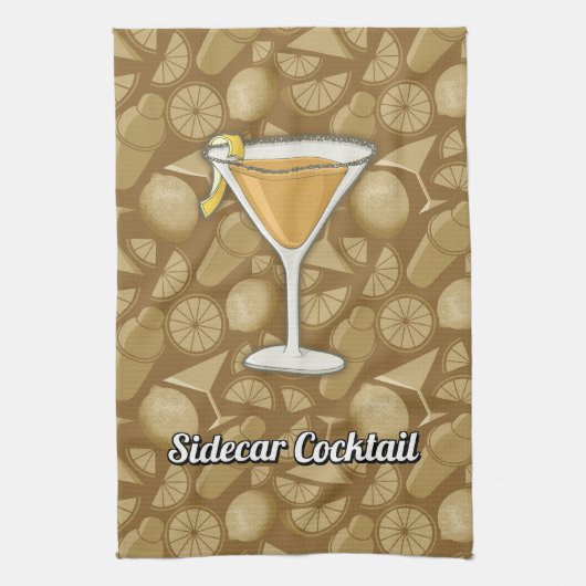 Sidecar Cocktail Handtuch (Vertikal)