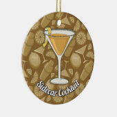 Sidecar Cocktail Keramikornament (Rechts)