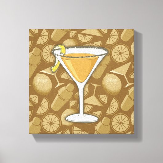 Sidecar Cocktail Leinwanddruck (Vorderseite)