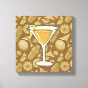 Sidecar Cocktail Leinwanddruck
