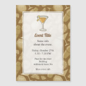 Sidecar Cocktail Magnetische Einladung (Vorderseite)