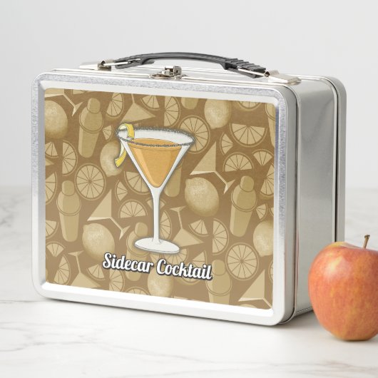 Sidecar Cocktail Metall Brotdose (Beispiel)