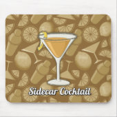 Sidecar Cocktail Mousepad (Vorne)