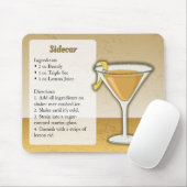 Sidecar Cocktail Mousepad (Mit Mouse)