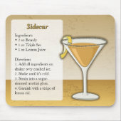 Sidecar Cocktail Mousepad (Vorne)