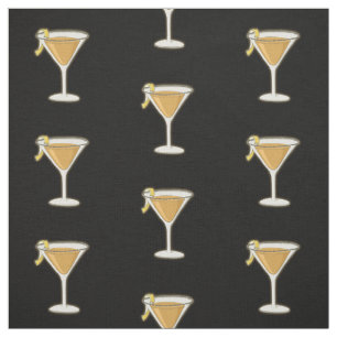 Sidecar Cocktail Muster Stoff
