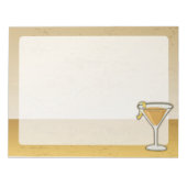 Sidecar Cocktail Notizblock (Vorderseite)