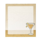 Sidecar Cocktail Notizblock (Vorderseite)