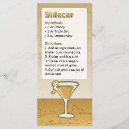 Sidecar Cocktail Rezept Einladung