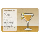 Sidecar Cocktail Rezept Magnet (Horizontal)
