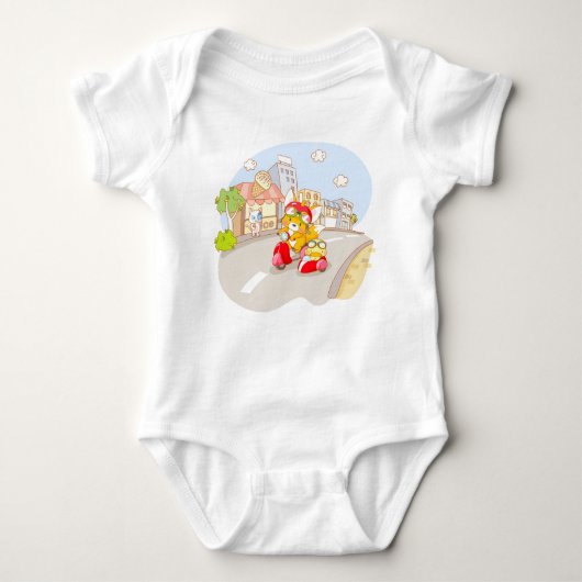 Sidecar Friends Baby Sleeper Baby Strampler (Vorderseite)
