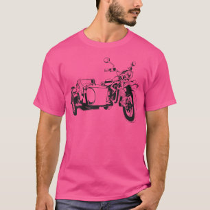 Sidecar Motorrad 3-Rad T-Shirt