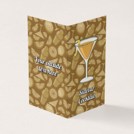 Sidecar Rezept Visitenkarten