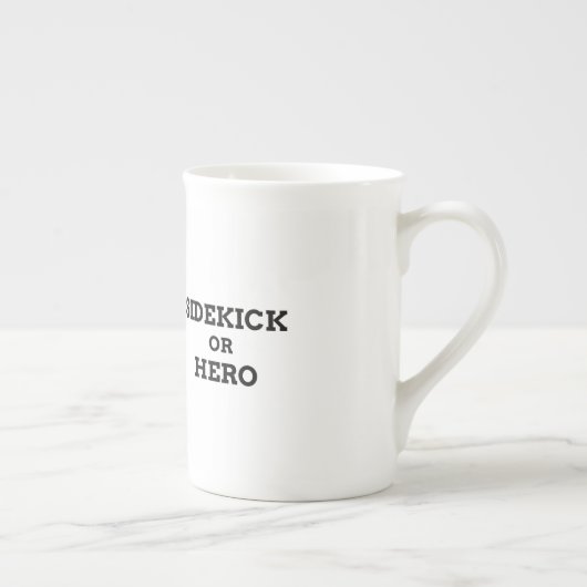 Sidekick oder Held Porzellantasse (Rechts)