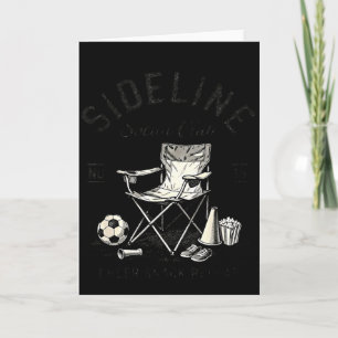 Sideline Social Club Cheer Snack Repeat Fußballmut Karte