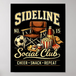 Sideline Social Club Cheer Snack Wiederholung Socc Poster