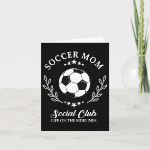 Sideline Social Club Fußball-Mama-Spieltag-Outfit Karte