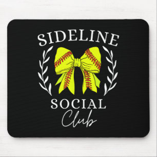 Sideline Social Club Kokette Softll Mutter Schwest Mousepad