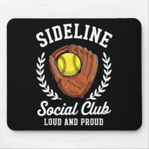 Sideline Social Club Softll Handschuh Ll Stolze Mu Mousepad