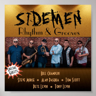 Sidemen Rhythm & Grooves C.D. Cover Poster