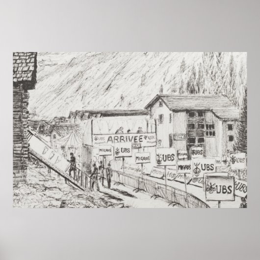 Siders to Zinal Mountain Race The Finish 2009 Poster (Vorne)