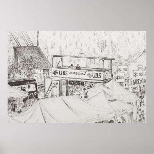 Siders to Zinal Mountain Race The Finish 2012. Poster (Vorne)