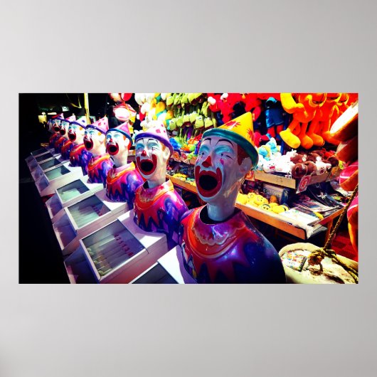 Sideshow Alley Laughing Clowns Poster (Vorne)