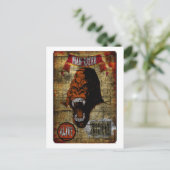 Sideshow-Banner mit Blick auf den Gorilla Postkarte (Stehend Vorderseite)