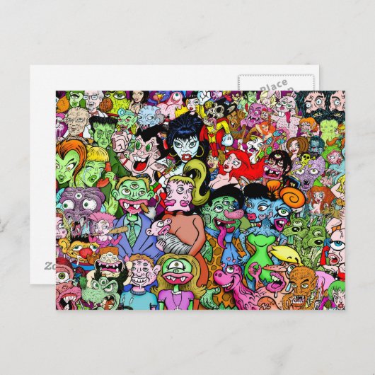 Sideshow Freaks Postcard Postkarte (Vorne/Hinten)