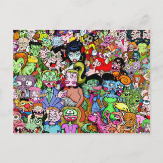 Sideshow Freaks Postcard Postkarte