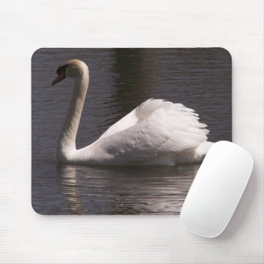 Sideview Mannesschwan Mousepad (Mit Mouse)
